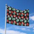 Crochet Yarn Pattern Print Polyester Flag