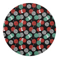 Crochet Yarn Pattern Print Round Blanket