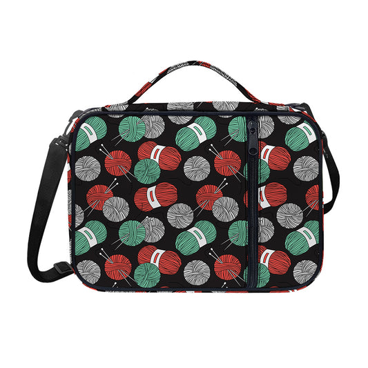 Crochet Yarn Pattern Print Shoulder Strap Bible Bag