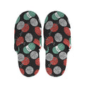 Crochet Yarn Pattern Print Slippers