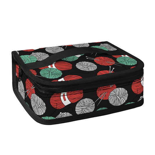 Crochet Yarn Pattern Print Small Lunch Bag