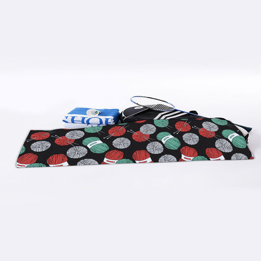 Crochet Yarn Pattern Print Sports Towel