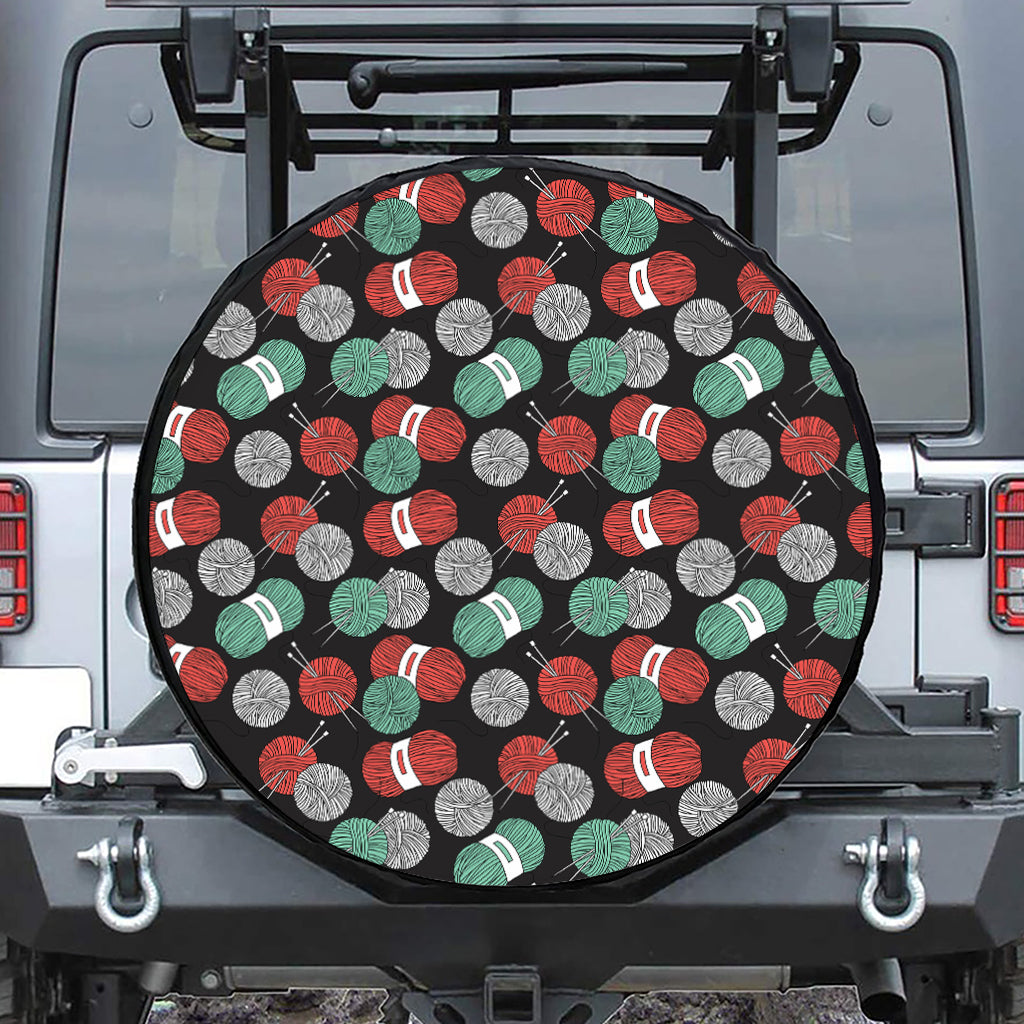 Crochet Yarn Pattern Print Tire Cover