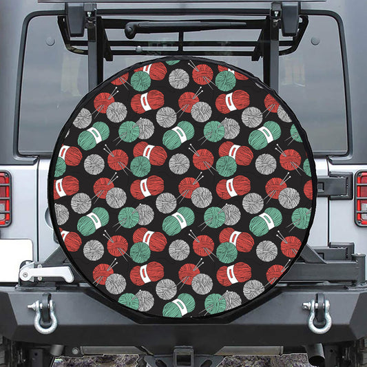 Crochet Yarn Pattern Print Tire Cover
