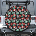 Crochet Yarn Pattern Print Tire Cover With Camera Hole