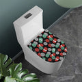 Crochet Yarn Pattern Print Toilet Lid Cover