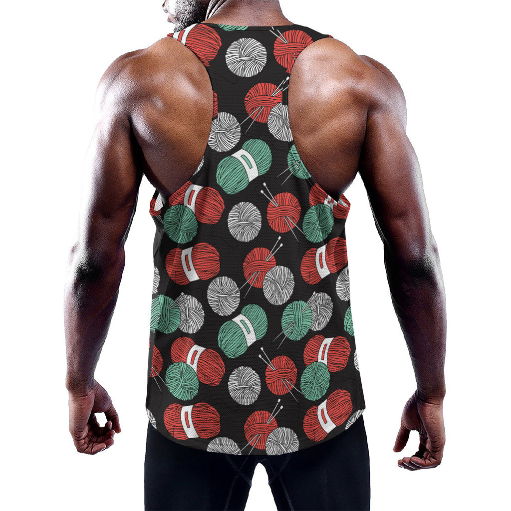 Crochet Yarn Pattern Print Training Tank Top