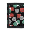 Crochet Yarn Pattern Print Trifold Wallet