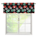 Crochet Yarn Pattern Print Window Valance