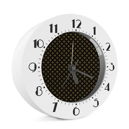 Cross Orthodox Pattern Print Alarm Clock