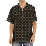 Cross Orthodox Pattern Print Aloha Shirt