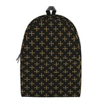 Cross Orthodox Pattern Print Backpack