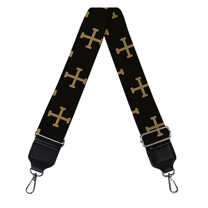 Cross Orthodox Pattern Print Bag Strap