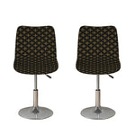 Cross Orthodox Pattern Print Bar Stool Covers