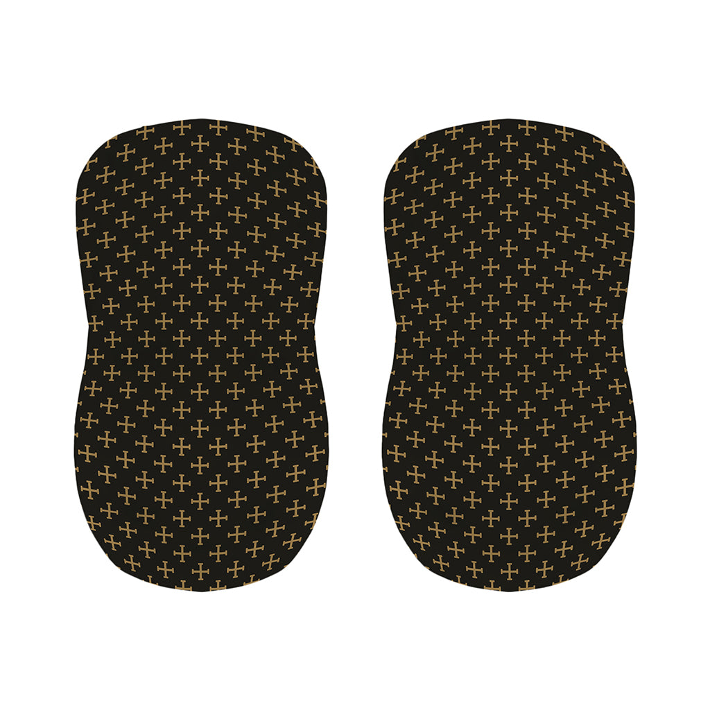 Cross Orthodox Pattern Print Bar Stool Covers