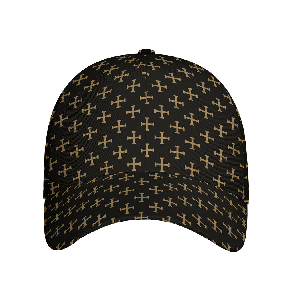 Cross Orthodox Pattern Print Baseball Cap