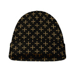 Cross Orthodox Pattern Print Beanie