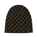 Cross Orthodox Pattern Print Beanie