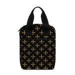 Cross Orthodox Pattern Print Bible Tote Bag