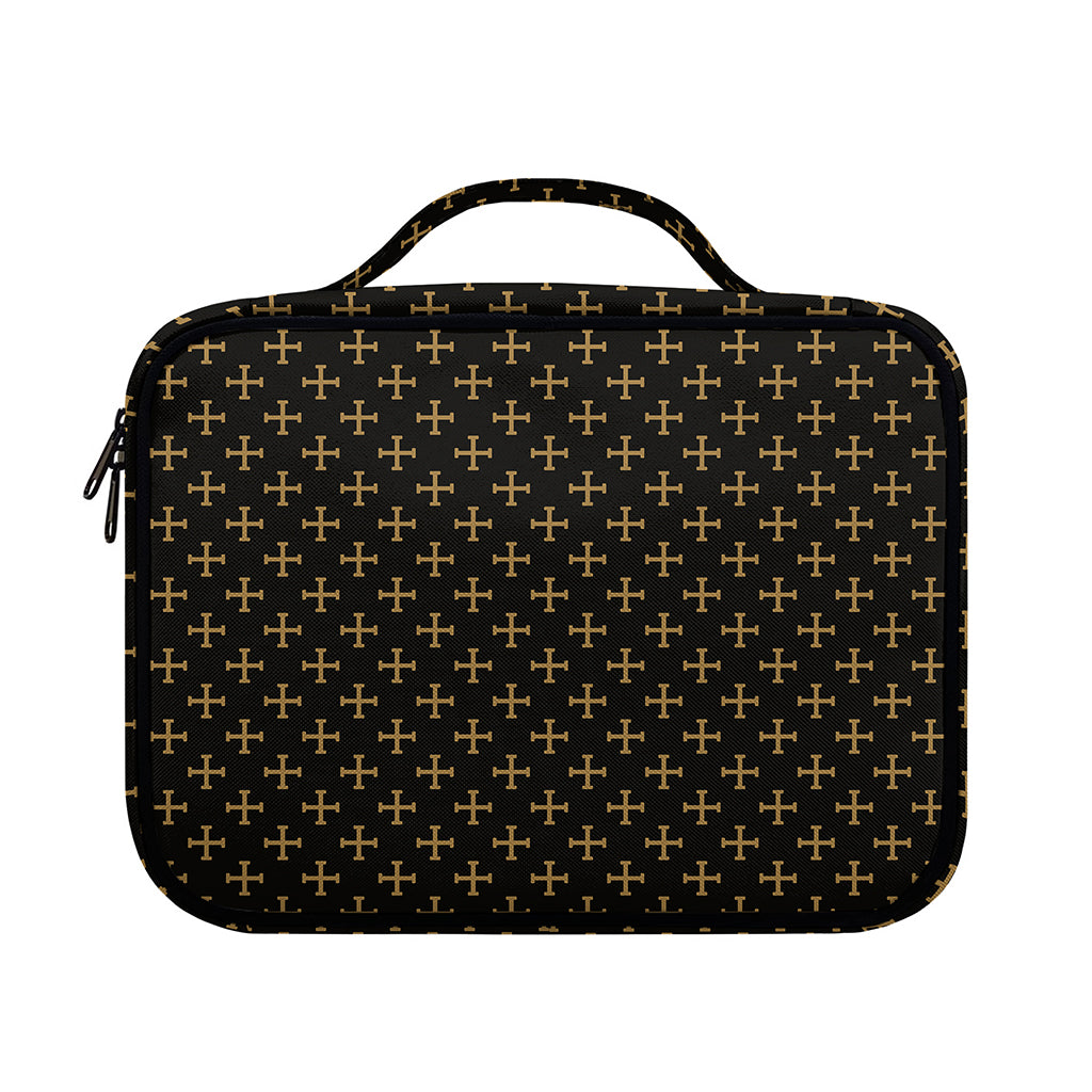 Cross Orthodox Pattern Print Briefcase Bible Bag