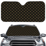 Cross Orthodox Pattern Print Car Windshield Sun Shade