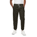 Cross Orthodox Pattern Print Cotton Sweatpants