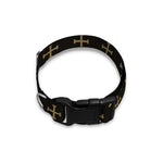 Cross Orthodox Pattern Print Dog Collar