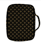 Cross Orthodox Pattern Print Front Pocket Bible Bag