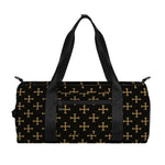 Cross Orthodox Pattern Print Gym Bag