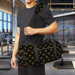 Cross Orthodox Pattern Print Gym Bag
