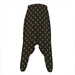 Cross Orthodox Pattern Print Hammer Pants