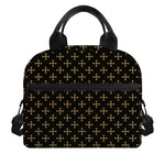 Cross Orthodox Pattern Print Insulated Lunch Bag