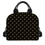 Cross Orthodox Pattern Print Insulated Lunch Bag