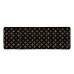 Cross Orthodox Pattern Print Long Kitchen Mat
