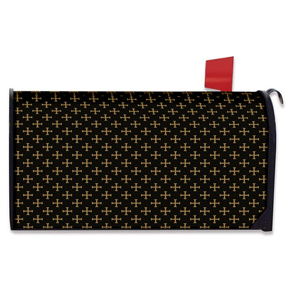 Cross Orthodox Pattern Print Mailbox Cover