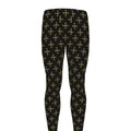Cross Orthodox Pattern Print Men's Leggings