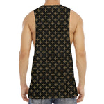Cross Orthodox Pattern Print Men's Muscle Tank Top