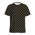 Cross Orthodox Pattern Print Men's Athletic T-Shirt