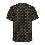 Cross Orthodox Pattern Print Men's Sports T-Shirt