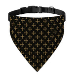 Cross Orthodox Pattern Print Over The Collar Dog Bandana