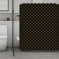 Cross Orthodox Pattern Print Polyester Shower Curtain