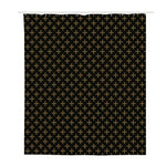 Cross Orthodox Pattern Print Polyester Shower Curtain