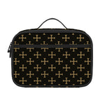 Cross Orthodox Pattern Print Portable Lunch Bag