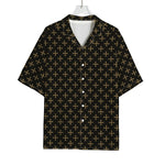 Cross Orthodox Pattern Print Rayon Hawaiian Shirt