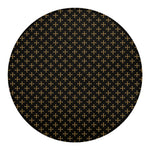 Cross Orthodox Pattern Print Round Blanket
