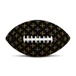 Cross Orthodox Pattern Print Rugby Ball