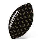 Cross Orthodox Pattern Print Rugby Ball