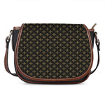 Cross Orthodox Pattern Print Saddle Bag