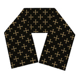 Cross Orthodox Pattern Print Scarf