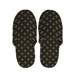 Cross Orthodox Pattern Print Slippers